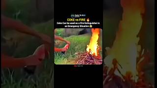 Can Coke Really Put Out Fire? 🤯