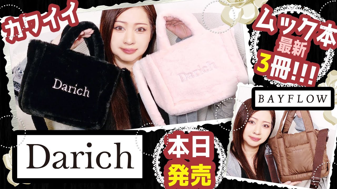 雑誌付録】BAYFLOW 収納5ポケット キルティングバッグBOOK・Darich