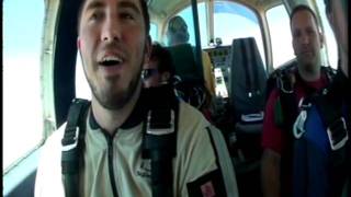 Benjamin Alexander's first sky dive in Davis CA at Skydance skydiving.