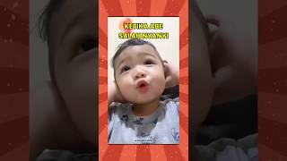 KETIKA ABE SALAH NYANYI LUCU BANGET 🤣 #abeabeabe #abecekut #abedaily #bayilucu #bayigemes #shorts