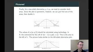 Hypothesis Testing with the t-Distribution