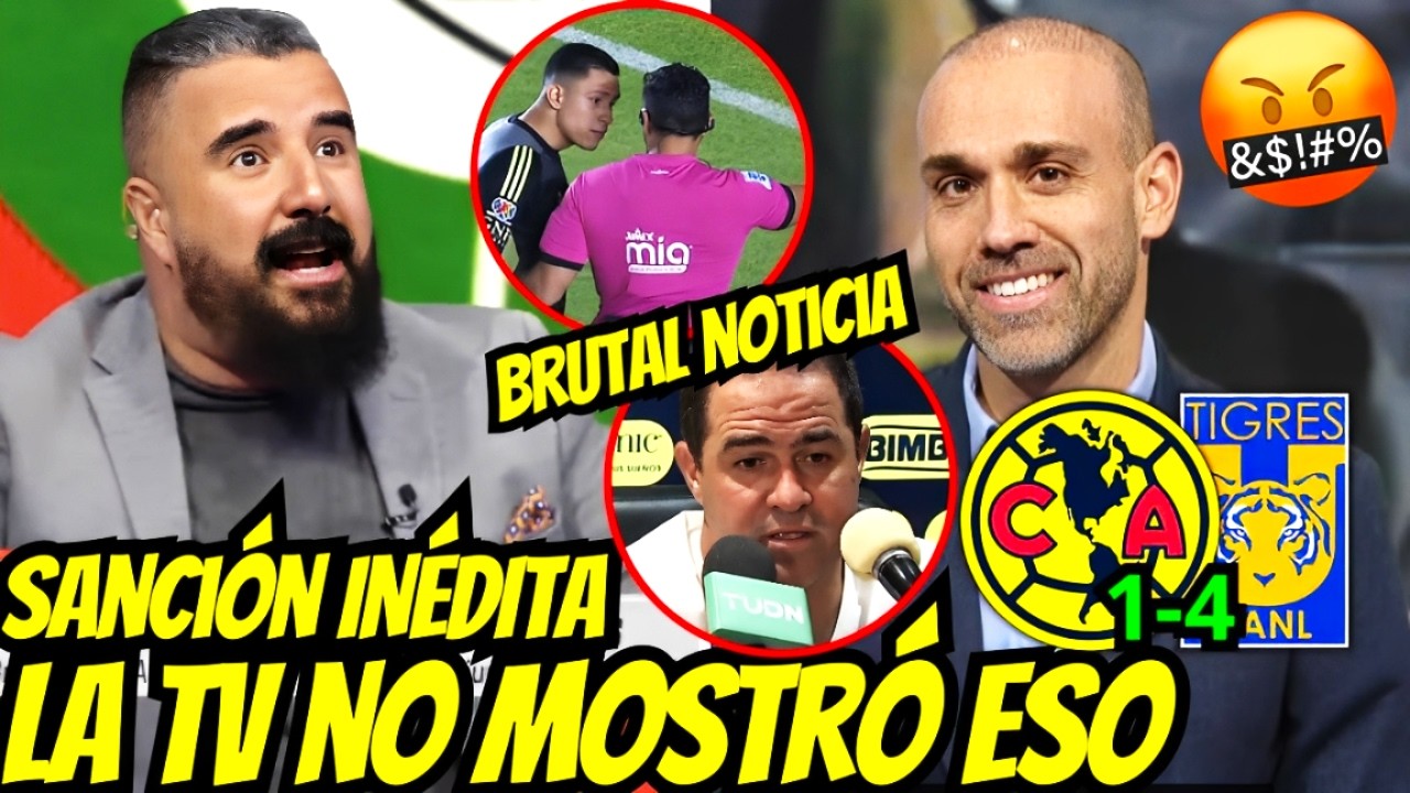 ¡SE CAYÓ! ¡FUE SU ÚLTIMO PARTIDO DESPUÉS DE LA VERGÜENZA! CLUB AMÉRICA VS TIGRES UANL