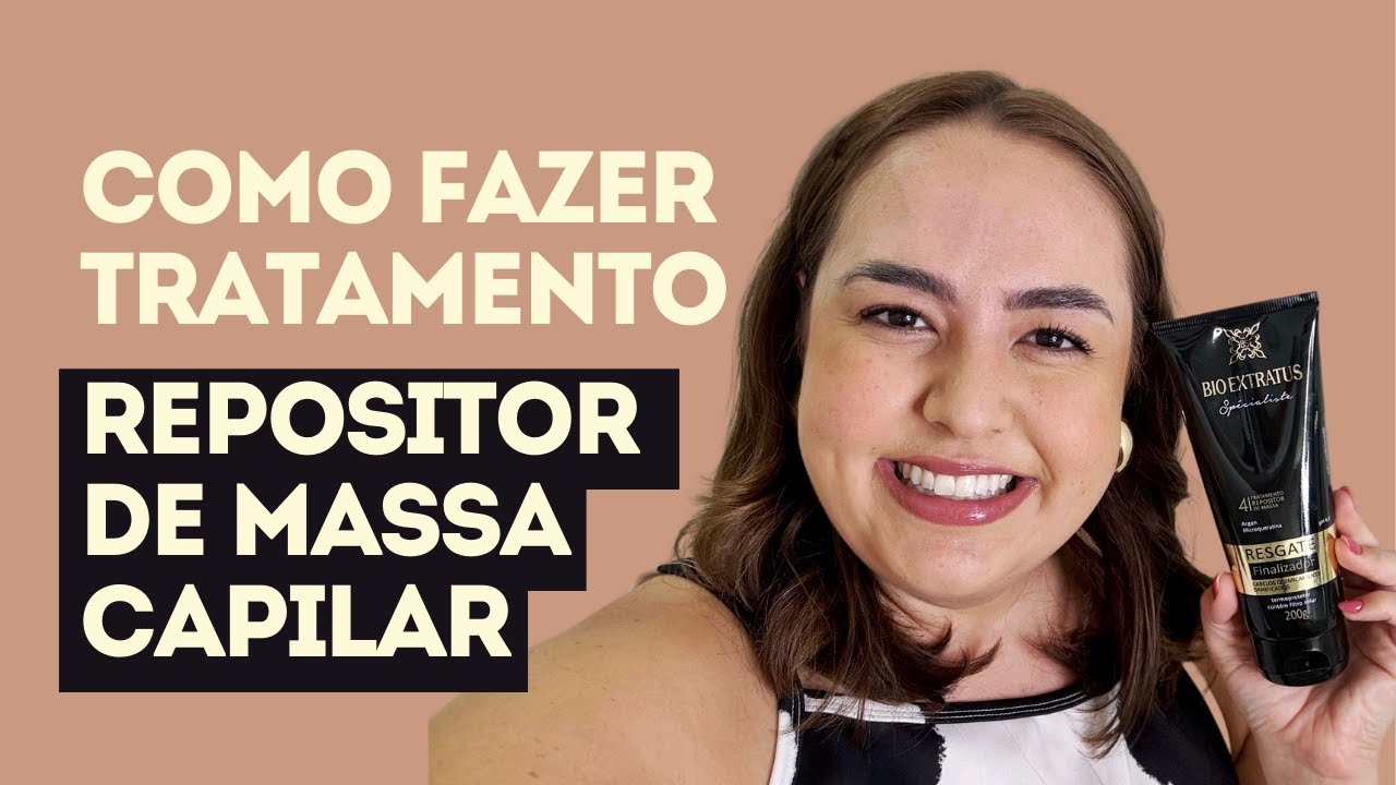 Como Fazer Tratamento Repositor de Massa Capilar - YouTube