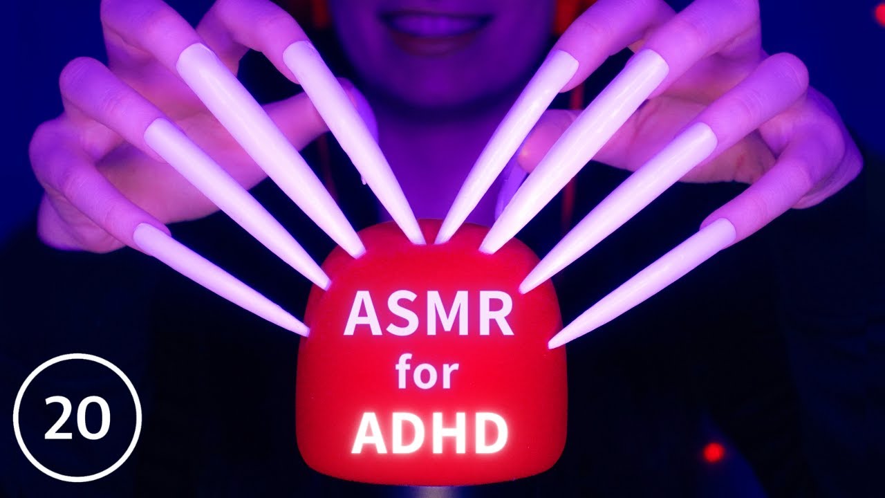 ASMR for ADHD 💙Changing Triggers Every 20 Seconds😴 Scratching , Tapping , Massage & More| No Talking