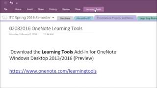 itcts_058 - OneNote Learning Tools Reading & Dictation