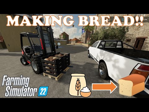 HOW TO MAKE FLOUR AND BREAD | Farming Simulator 22