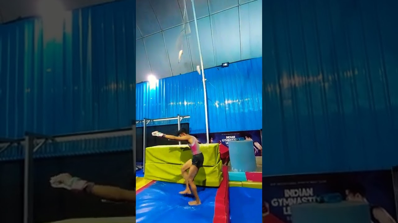 Mann Kothari Forst Double Pike Back Dismount From Rings