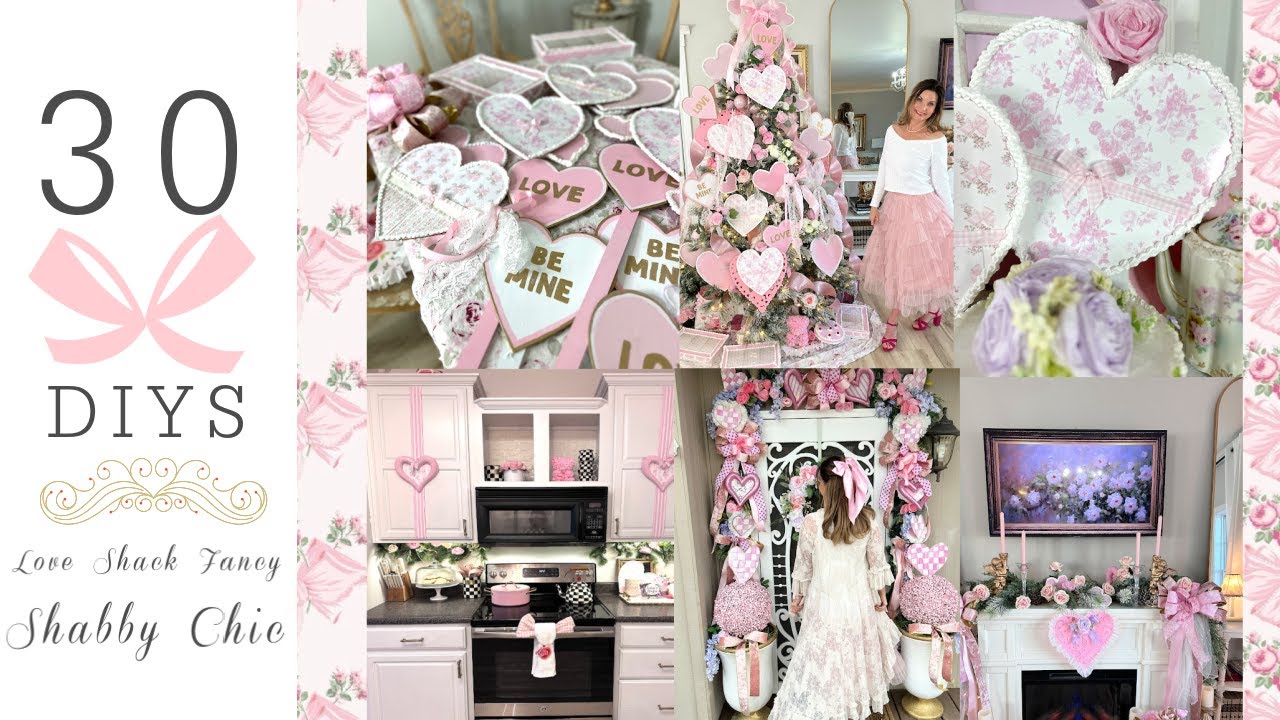 🎀NEW!! 30  DIY DOLLAR TREE DECOR CRAFTS ~Shabby Chic ~ Love Shack Fancy 🎀 Olivia's Romantic Home DIY