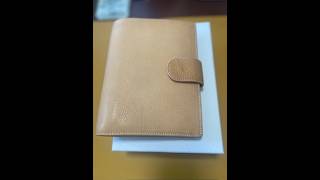 Burxxong EDC | Unboxing | A6 Personal XL Organizer Genuine Leather 25MM Rings Planner | Undyed