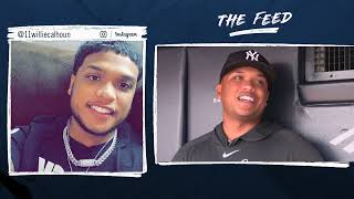 Willie Calhoun on his nickname, tattoo and hitting in an empty ballpark on The Feed