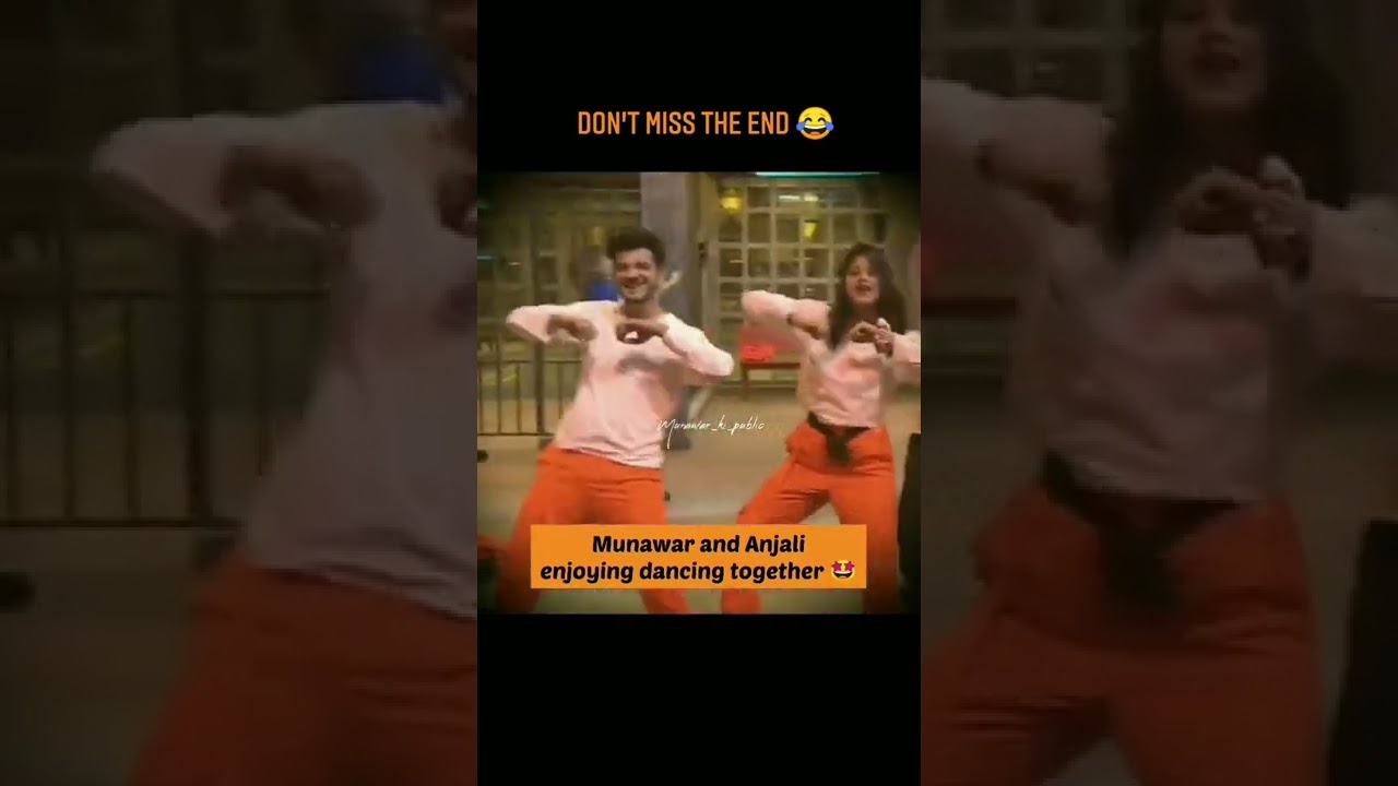 Munawar and Anjali enjoying dance together in lockup