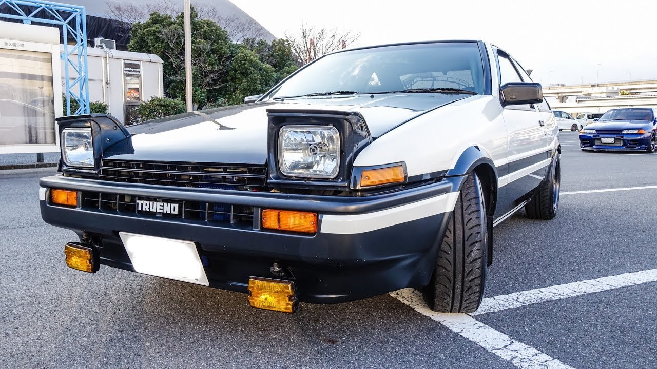 4k Initial D Toyota Sprinter Trueno Ae86 頭文字d スプリンタートレノ ハチロク Nagoya Auto Trend Youtube