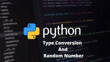Type Conversion And Random Number In Python  - Tamil | Python Topic Wise Course