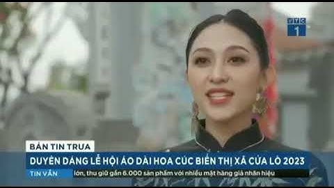 Duyên dáng Lễ hội Áo dài Hoa cúc biển Cửa Lò 2023.