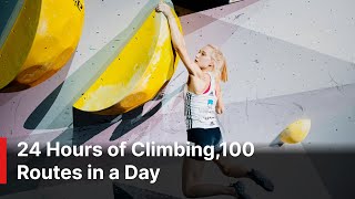 Janja Garnbret Conquers 100 Routes In 24 Hours For Charity Ad1N