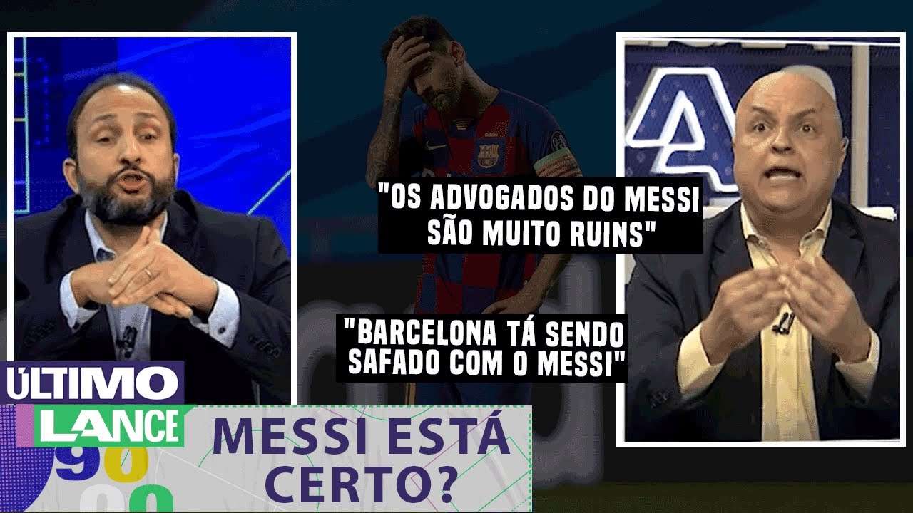 CLIMA ESQUENTOU! BATE BOCA sobre A PERMANÊNCIA de MESSI no BARCELONA – Último Lance