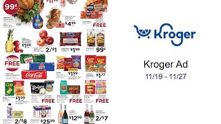 Kroger Ad 11/19 - 11/27
