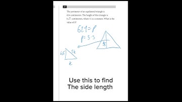 Equilateral triangle perimeter 🔺