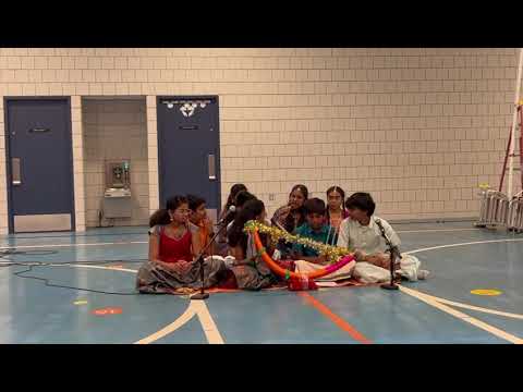 Villu paatu | Pongal celebration in America Tamil School ~ USA pongal Celebration with Villu paatu