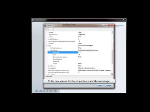 Changing Server Settings (Settings.xml)