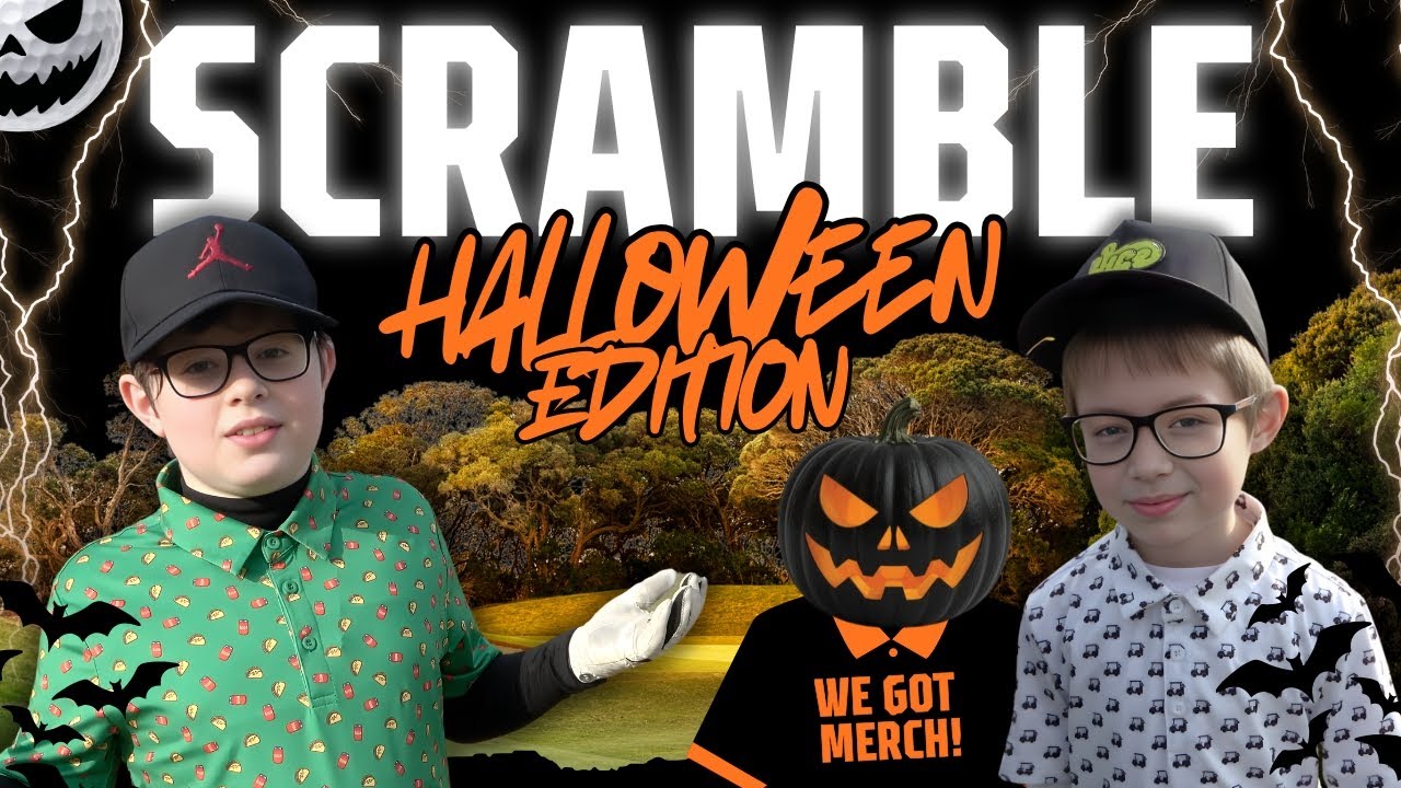 Junior Golf Brothers Play A Scramble | Halloween Special
