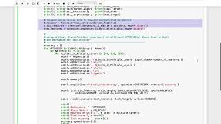 How to setup a Binary Classification Experiment using IMDB dataset in Keras