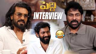 Megastar Chiranjeevi Interview with Ram Charan Peddi Movie Team | Buchi Babu Sana | Janhvi Kapoor
