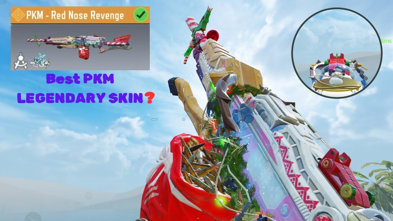 Is PKM - Red Nose Revenge is the Best PKM Legendary Skin??❤️PKM GUNSMITH ll CODM MP RANKED GAMEPLAY💕