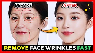 Remove Face Wrinkles Quickly | Anti-Aging Face Massage for Deep Wrinkles, Look Younger