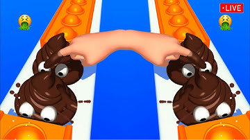 Pop Run 3D 🍁🍂 Satisfying Android Games || Pop Run Game || #poprun #games || #live ‎⁨@vir_xyt⁩