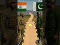 India Vs Pakistan Race Challenge Jai hind Jai Bharat Mata Marble Run 3d #shorts #gaming Part-10