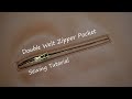 How to sew a welt zipper pocket