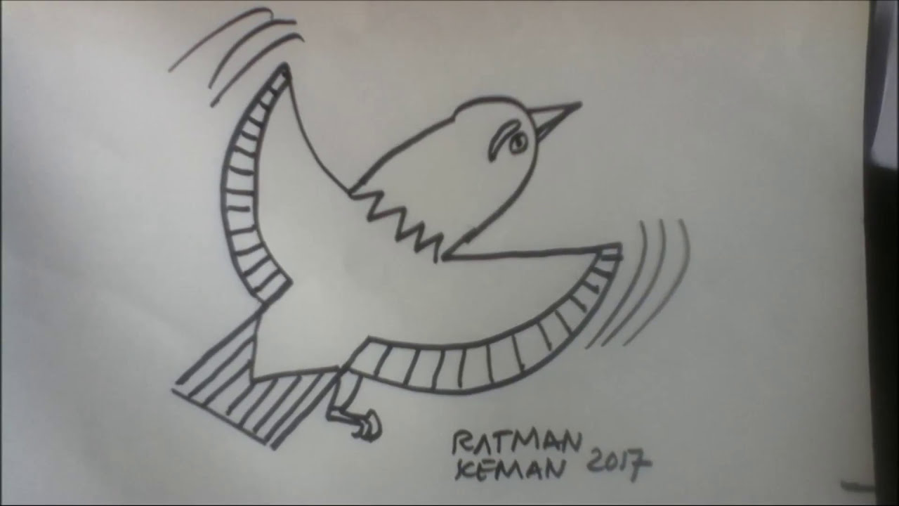 Cara Mengggambar Burung Dengan Angka 2 Untuk Anak Anak Youtube