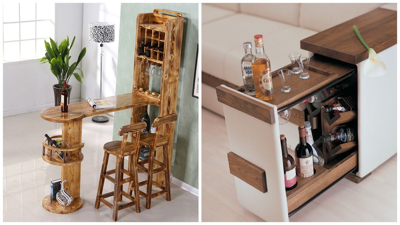 50 Beautiful Home Bar Ideas! Bar Counters, Wine Cabinets, Homemade Bars! -  Youtube