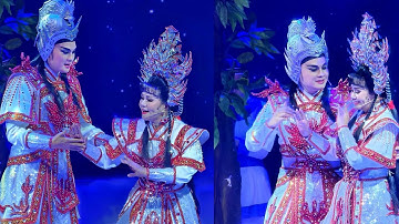 Ngọc Huyền, Thoại Mỹ, Kim Tiểu Long, Bình Tinh Rước Lễ Vật Giỗ Tổ Tại Đoàn Tuồng Cổ Huỳnh Long