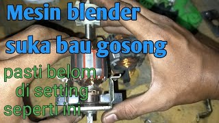 ATUR SPELENG MESIN BLENDER YANG PASS SUPAYA MESIN TIDAK CEPAT PANAS DAN TERBAKAR