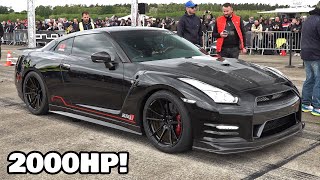 2000HP Nissan GT-R R35 BoostLogic ALPHA 22x VIS KOSOVA 0-353 KM\/H 🚀 ONBOARD \& ACCELERATIONS!