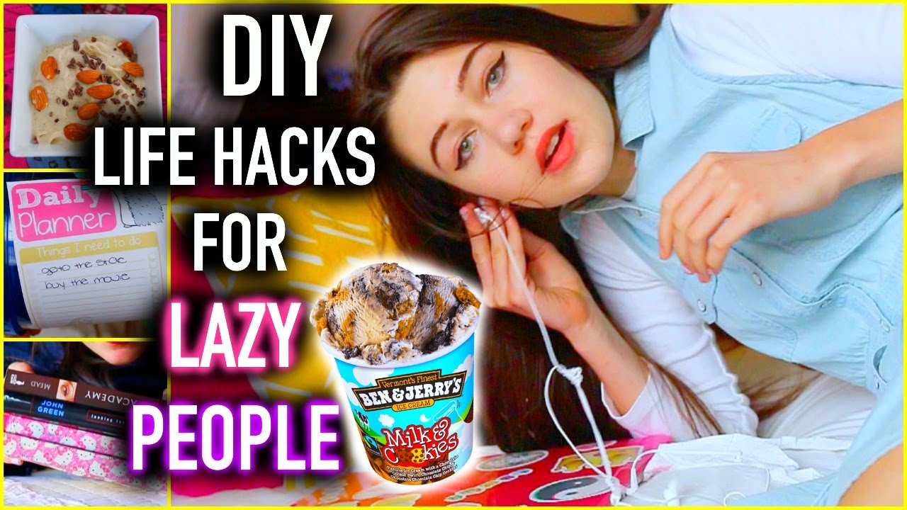 DIY Life Hacks for LAZY PEOPLE you NEED to know! YouTube