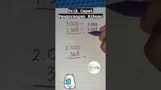 Trik baru pengurangan bilangan #shorts #fyp