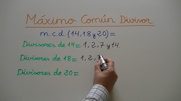 Máximo Común Divisor de 3 números