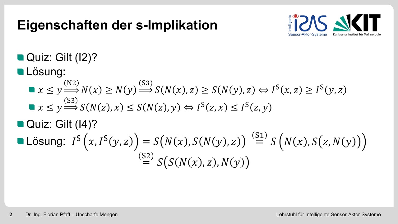 Implikationen Für Die Praxis Kapitel 9 - Teil 3: S-Implikation - YouTube
