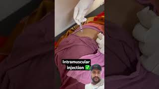 top Intramuscular injection 💉💉 #organclinic #injection #injectionvlogs #youtubevideo