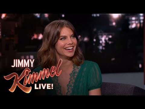 Lauren Cohan Pulled Over in Walking Dead Costume