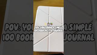Ipad book journal ✨ #booktok #ipad #apple
