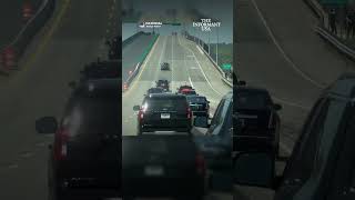 Trump Returns to USCGA: Presidential Motorcade Captured on the Way to Graduation