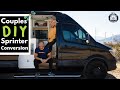 Couples DIY Sprinter Conversion Including A Magical Back Porch