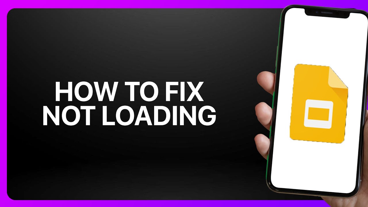 How To Fix “Not Loading” In Google Slides ! Tutorial - YouTube