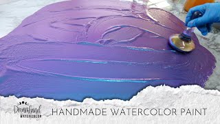 Let's make watercolor paint: Larkspur by Dreamland Watercolor