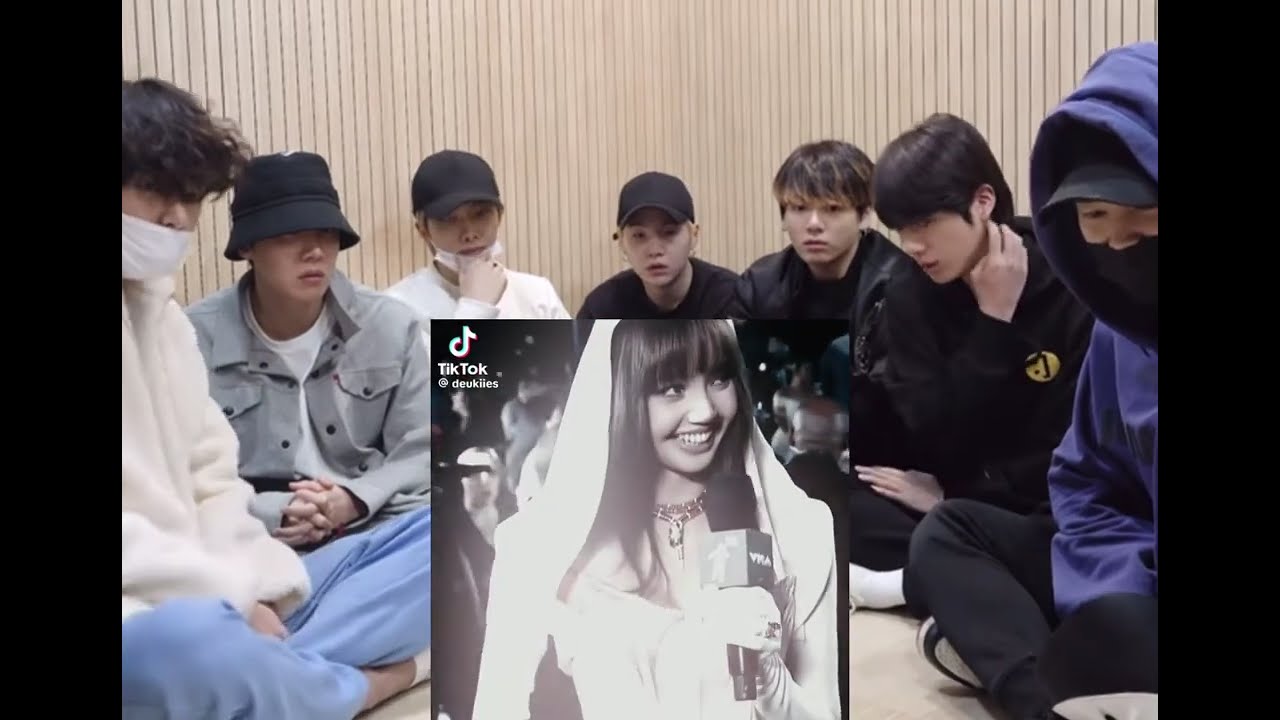 BTS reaction to Lisa’s edits.