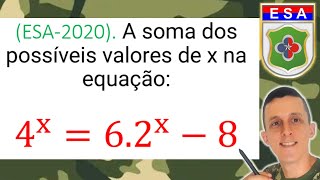 Como Resolver Equação Exponencial Na Esa 2020 Equação Básica